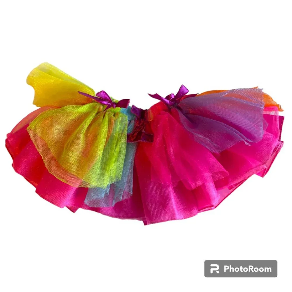 1st Birthday Girl TuTu Rainbow Colors 12 month‎